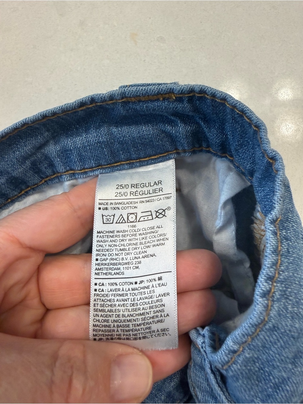 Banana Republic Barrel Cargo Jeans 25 Regular Light Wash Wide Leg Utility Denim - Picture 6 of 8